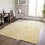 8' X 10' Gold Yellow And Wheat Nautical Washable Indoor Outdoor Area Rug