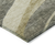 10' X 14' Taupe Gray And Black Abstract Washable Indoor Outdoor Area Rug