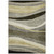10' X 14' Taupe Gray And Black Abstract Washable Indoor Outdoor Area Rug