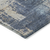 10' X 14' Navy Blue And Taupe Abstract Washable Indoor Outdoor Area Rug