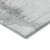 10' X 14' Silver Gray And Pewter Abstract Washable Indoor Outdoor Area Rug