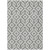9' X 12' Gray And Ivory Geometric Washable Indoor Outdoor Area Rug - Gray, Ivory
