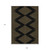 9' X 12' Black And Beige Geometric Washable Indoor Outdoor Area Rug