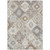 9' X 12' Ivory Gold And Gray Southwestern Washable Indoor Outdoor Area Rug