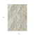 10' X 14' Khaki Tan And Beige Geometric Washable Indoor Outdoor Area Rug