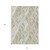 10' X 14' Khaki Tan And Beige Geometric Washable Indoor Outdoor Area Rug