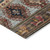 10' X 14' Rust Gray And Gold Tribal Washable Indoor Outdoor Area Rug