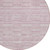 8' Blush Pink And Beige Round Striped Washable Indoor Outdoor Area Rug