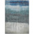 10' X 14' Blue And Gray Abstract Washable Indoor Outdoor Area Rug - Blue, Gray