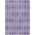 9' X 12' Purple Geometric Washable Non Skid Indoor Outdoor Area Rug