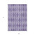 9' X 12' Purple Geometric Washable Non Skid Indoor Outdoor Area Rug