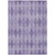 9' X 12' Purple Geometric Washable Non Skid Indoor Outdoor Area Rug