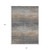 8' X 10' Pewter Striped Washable Indoor Outdoor Area Rug - Pewter