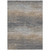 8' X 10' Pewter Striped Washable Indoor Outdoor Area Rug - Pewter