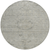 8' Pewter And Beige Round Floral Washable Indoor Outdoor Area Rug