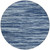 8' Blue And Navy Blue Round Abstract Washable Indoor Outdoor Area Rug - Blue, Navy Blue