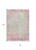8' X 10' Pink And Ivory Abstract Washable Indoor Outdoor Area Rug Transitional Style - Pink, Ivory Color