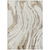 10' X 14' Ivory Beige And Brown Abstract Washable Indoor Outdoor Area Rug