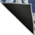 10' X 14' Navy Blue Denim Blue And Ivory Floral Washable Indoor Outdoor Area Rug