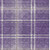 9' X 12' Purple Gold And Ivory Plaid Washable Indoor Outdoor Area Rug