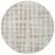 8' Ivory And Beige Round Abstract Washable Indoor Outdoor Area Rug - Ivory, Beige