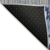 9' X 12' Navy Blue Ivory And Denim Blue Striped Washable Indoor Outdoor Area Rug