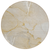 8' Round Beige Abstract Washable Indoor Outdoor Area Rug