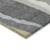 8' X 10' Black Gray And Tan Abstract Washable Indoor Outdoor Area Rug