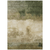 9' X 12' Fern Green And Beige Abstract Washable Indoor Outdoor Area Rug