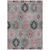 9' X 12' Gray Mauve And Charcoal Southwestern Washable Indoor Outdoor Area Rug