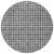 8' Graphite Gray And Silver Round Geometric Washable Indoor Outdoor Area Rug