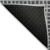 8' Graphite Gray And Silver Round Geometric Washable Indoor Outdoor Area Rug