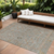 8' X 10' Taupe Terra Cotta And Tan Floral Washable Indoor Outdoor Area Rug