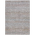 8' X 10' Linen And Gray Striped Washable Indoor Outdoor Area Rug