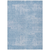 10' X 14' Navy Blue And Sky Blue Abstract Washable Indoor Outdoor Area Rug