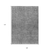 9' X 12' Gray And Charcoal Southwestern Washable Indoor Outdoor Area Rug