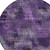 8' Purple Lavender And Gray Round Abstract Washable Indoor Outdoor Area Rug - Purple, Lavender, Gray