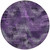 8' Purple Lavender And Gray Round Abstract Washable Indoor Outdoor Area Rug - Purple, Lavender, Gray