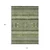 10' X 14' Olive Green And Artichoke Green Southwestern Washable Indoor Outdoor Area Rug