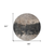 8' Taupe And Charcoal Round Abstract Washable Indoor Outdoor Area Rug