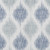 8' X 10' Sky Blue Ivory And Denim Blue Ikat Washable Indoor Outdoor Area Rug