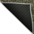 9' X 12' Emerald Brown And Red Floral Washable Indoor Outdoor Area Rug