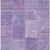 8' X 10' Lavender And Purple Patchwork Washable Indoor Outdoor Area Rug