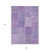 8' X 10' Lavender And Purple Patchwork Washable Indoor Outdoor Area Rug