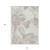 10' X 14' Ivory Beige And Taupe Floral Washable Indoor Outdoor Area Rug Transitional Style - Ivory, Beige, Taupe Color