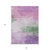 8' X 10' Lilac Lavender And Green Abstract Washable Indoor Outdoor Area Rug