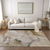10' X 14' Beige and Brown Abstract Washable Indoor Outdoor Area Rug