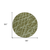 8' Round Green Round Abstract Washable Non Skid Indoor Outdoor Area Rug