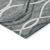 9' X 12' Gray Ivory And Charcoal Abstract Washable Indoor Outdoor Area Rug