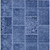 9' X 12' Navy Blue And Denim Blue Patchwork Washable Indoor Outdoor Area Rug